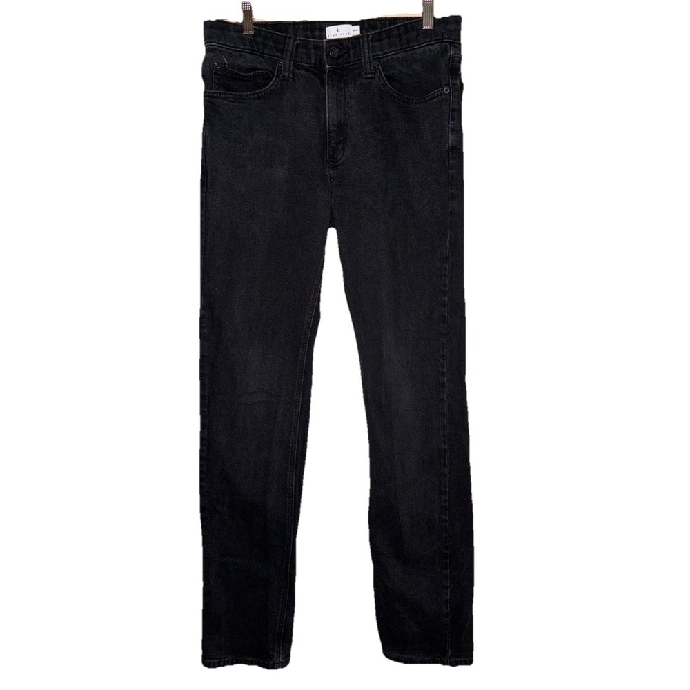 Mens True Craft Black Denim Straight Leg Jeans Size 32/34